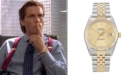 rolex 16013 american psycho|patrick bateman rolex.